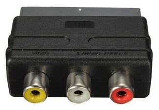 3 x  RCA (female) - SCART adapter (IN)
