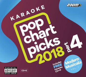 Zoom Karaoke Pop Chart Picks 2018 - Part 4 (2 CD+G&rsquo;s)